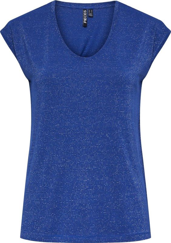 Pieces - Pcbillo Tee Lurex Stripes Noos Bc - Dames - t-Shirts