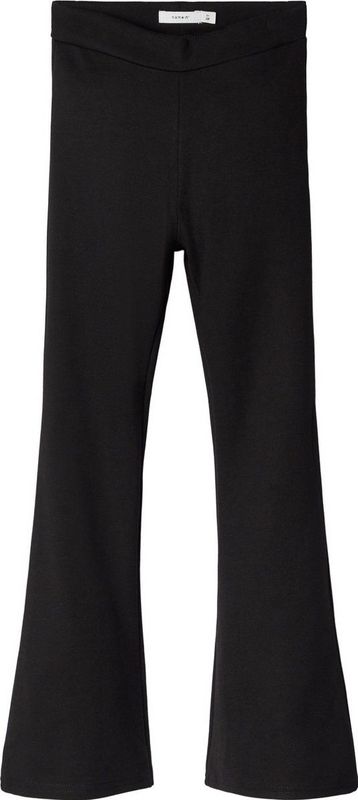 NAME IT Meisjesbroek viscose bootcut, zwart (black/black), 116