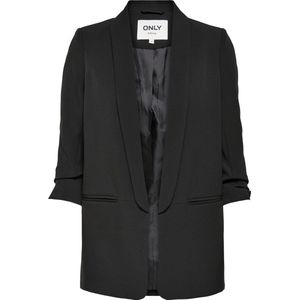 ONLY Onlelly 3/4 Life Blazer Tlr Noos Blazer dames, Zwart,40