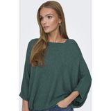 JDY - Gebreide Pullover - Boothals - Lange Mouwen - Vleermuismouwen - Polyester