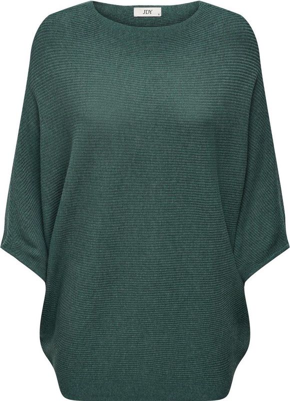 JDY - Gebreide Pullover - Boothals - Lange Mouwen - Vleermuismouwen - Polyester