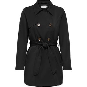 ONLY Onlvalerie Trenchcoat CC Otw regenjas voor dames, Zwart, S