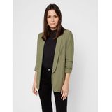 Blazer - Deep Lichen Green - Sjaalkraag - 3/4-Mouwen - Slim Fit