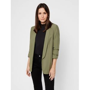 Blazer - Deep Lichen Green - Sjaalkraag - 3/4-Mouwen - Slim Fit