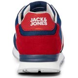 JACK & JONES Herensneakers, kunstleer, majolica-blauw, 44 EU