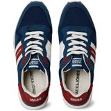 JACK & JONES Herensneakers, kunstleer, majolica-blauw, 44 EU