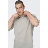 Only & Sons - ONSCAIDEN - Longsleeve - Beige - Katoen/Linnen