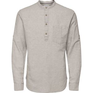 Only & Sons - ONSCAIDEN - Longsleeve - Beige - Katoen/Linnen