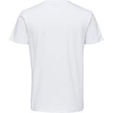 T-shirt - Bright White - Korte Mouwen - Normale Pasvorm