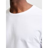 T-shirt - Bright White - Korte Mouwen - Normale Pasvorm