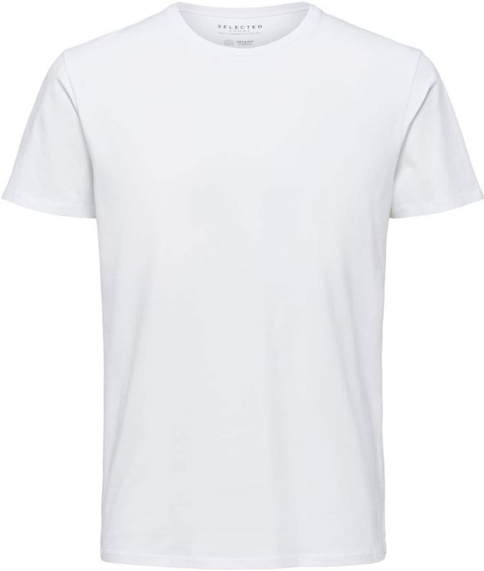T-shirt - Bright White - Korte Mouwen - Normale Pasvorm