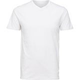 Selected Slhnewpima Ss v-Neck Tee b Heren t-Shirt