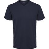 Selected Slhnewpima Ss v-Neck Tee b Heren t-Shirt