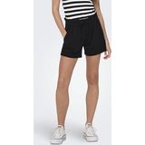 JDY - Korte Broeken - Zwart - Katoen - Koordsluiting