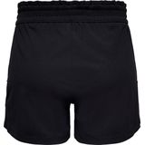 JDY - Korte Broeken - Zwart - Katoen - Koordsluiting