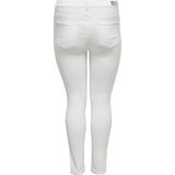 Only Carmakoma Caraugusta Hw Skinny Jeans White Noos Dames Jeans