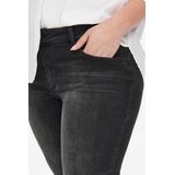 Only Carmakoma Jeans Carwilly Reg Ank Skinny Jeans Black Noos 15174949 Black Dames