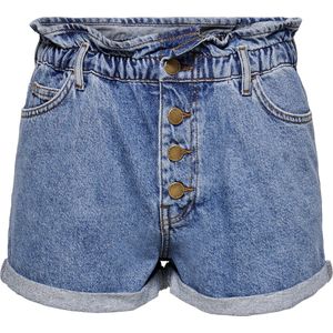 Onlcuba - High Waist Relaxed Fit Denim Shorts - Blauw - Katoen