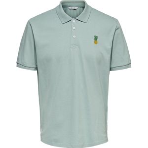 Only & Sons Billy - Poloshirt - Blauw - Katoen - Korte Mouw