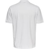 Only & Sons Billy - Poloshirt - Wit - Katoen - Korte Mouw