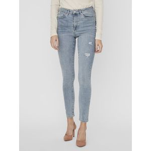 Vero Moda Jeans Vmsophia Hr Skinny Destr J Am314 No 10225526 Light Blue Denim Dames