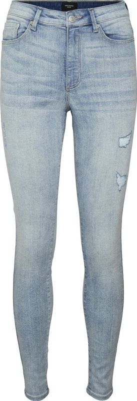 Vero Moda Jeans Vmsophia Hr Skinny Destr J Am314 No 10225526 Light Blue Denim Dames