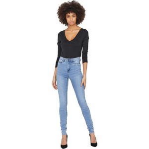 Noisy may Jeans Nmcallie Hw Skinny Jeans Vi059lb Noos 27010813 Light Blue Denim Dames