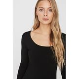 Vero Moda - T-shirt - Zwart - Katoenmix