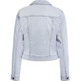 ONLY Lichtblauwe Spijkerbroek Dames - Stretch Denim met Raw Hem