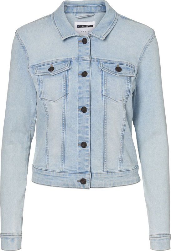 ONLY Lichtblauwe Spijkerbroek Dames - Stretch Denim met Raw Hem