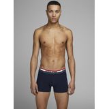 Jack & Jones Heren boxershorts trunks jacwaistband effen 3-pack