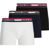 Jack & Jones Heren boxershorts trunks jacwaistband effen 3-pack