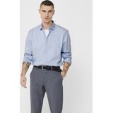 Onssane - Poplin Overhemd - Slim Fit - Lange Mouwen