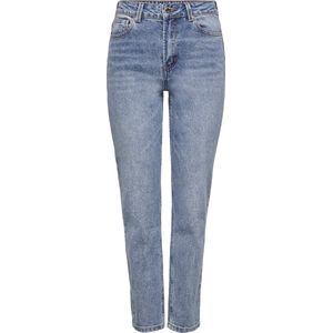 Onlemily - High Waist Straight Fit Jeans - Blauw - Katoen