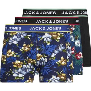 Set van 3 boxershorts JACK & JONES. Katoen materiaal. Maten M. Zwart kleur