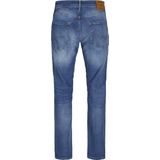 Redmond heren trui katoen V hals marine blauw