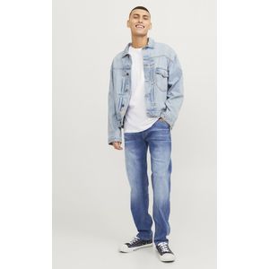 Jack & Jones - Mike - Jeans - Blauw - 98% Katoen, 2% Elastaan
