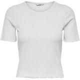 ONLY - ONLEMMA 15201206 - T-Shirt - Wit - Korte Mouwen