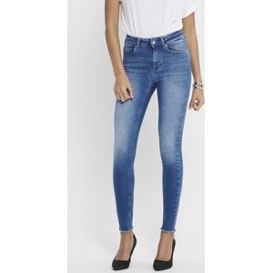 Only - Onlblush Life Midsk Ankraw - Jeans - Blue Denim - 5-Pocket Model