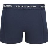 Jack & Jones - 3-Pack Heren Boxershort - Blauw - 95% Katoen / 5% Elastisch