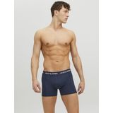 Jack & Jones - 3-Pack Heren Boxershort - Blauw - 95% Katoen / 5% Elastisch