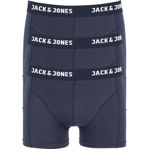 Jack & Jones - 3-Pack Heren Boxershort - Blauw - 95% Katoen / 5% Elastisch