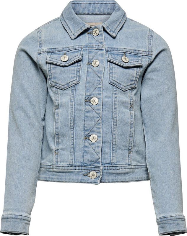 ONLY GIRLS - Denim Jas - Blauw - Katoen