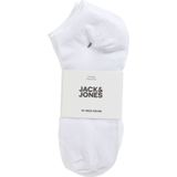 Jack & Jones 10-Pack Witte Sneaker Sokken Katoen - Voordeelverpakking
