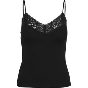 Only - Onldebbie Singlet - Tanktop - Zwart - Katoen