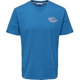 ONLY SONS - ILLUSION REG SS - Methyl Blue - Mannen