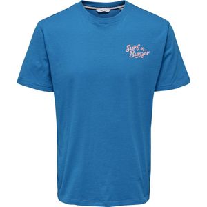 ONLY & SONS - ILLUSION REG SS - Methyl Blue - Katoen