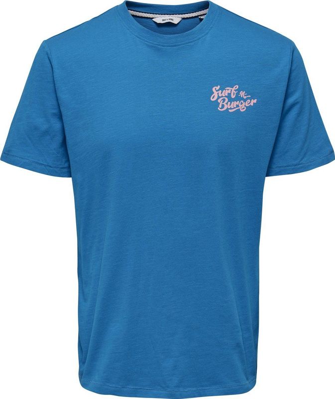 ONLY SONS - ILLUSION REG SS - Methyl Blue - Mannen
