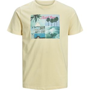 Jack & Jones - JORSUITE TEE SS CREW NECK - Geel - Katoen - Korte Mouw