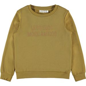 name it - NKMKAGAN LS SWE BOX UNB - Trui - Blauw - 60% Organic Katoen, 40% Polyester